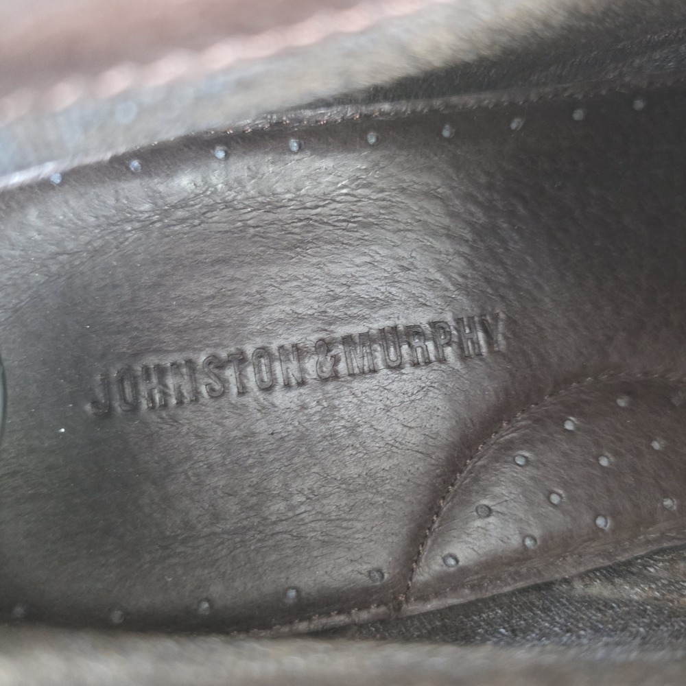Johnston & Murphy Mens Brown Pebbled Leather Chukka Boots 59-12363 Size 10M - Picture 2 of 11